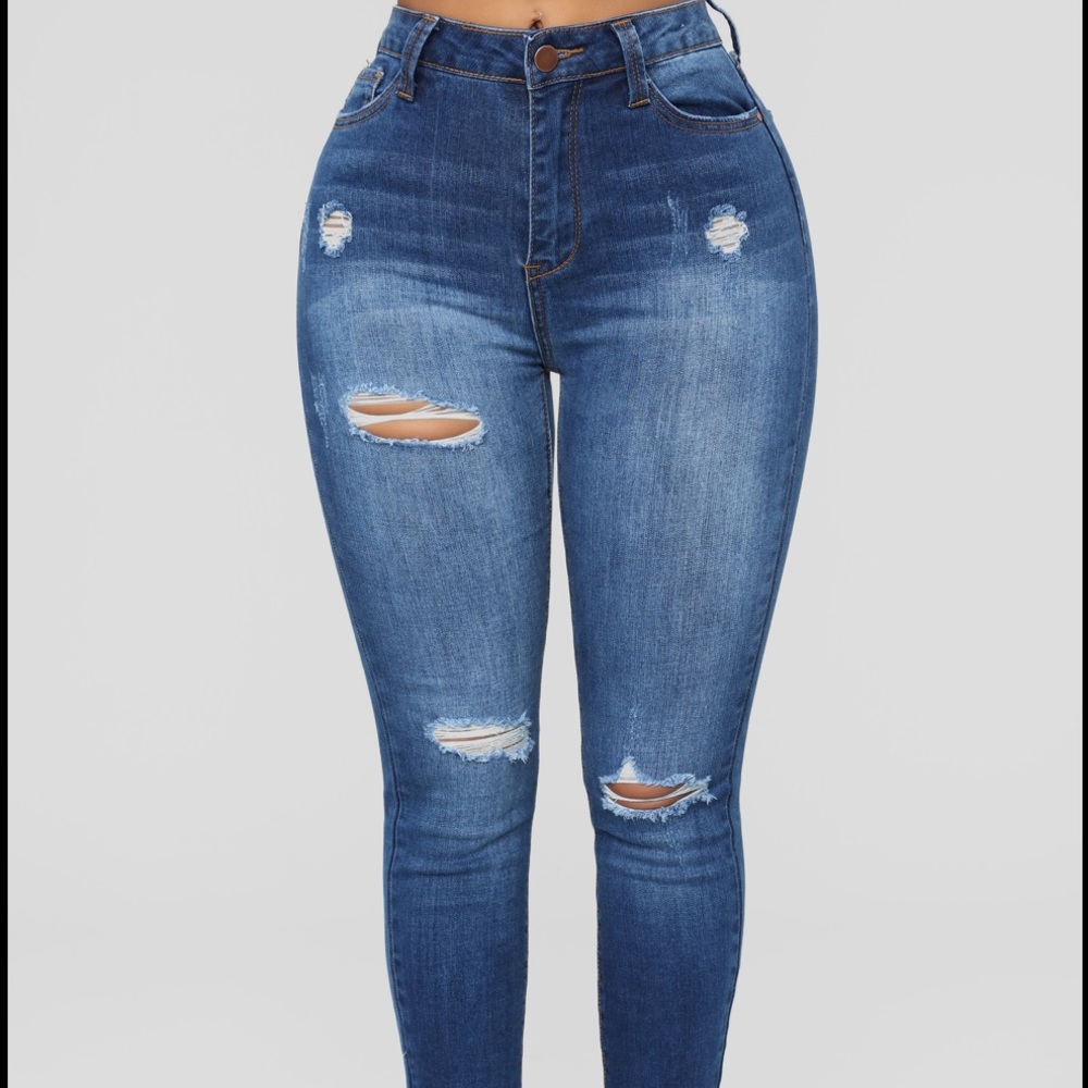 High waist jeans